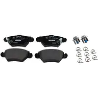 TEXTAR Brake Discs + Brake Pads for OPEL Astra G Zafira A (5-hole rear)