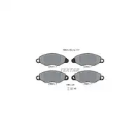 TEXTAR 2343401 Brake Pads for FORD Transit/Tourneo 260/280/300 (August 2000&ndash;May 2006), Front