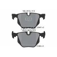 TEXTAR 2344702 Bremsbel&auml;ge Bremskl&ouml;tze f&uuml;r BMW 7er E65 E66 E67 730i 735i 730d hinten