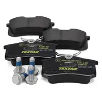 TEXTAR Bremsscheiben + Bel&auml;ge f&uuml;r CITROEN Berlingo C2 C3 2 C4 PEUGEOT 307 Partner hinten