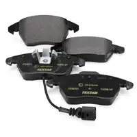 TEXTAR Bremsscheiben + Bel&auml;ge + Wako f&uuml;r VW Polo 6R 6C AUDI A1 8X SEAT Ibiza 4 vorne
