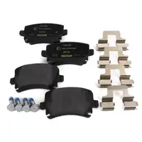 TEXTAR Bremsscheiben + Bel&auml;ge f&uuml;r AUDI A6 4F C6 1KD/1KQ/2ED hinten