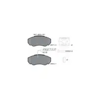 TEXTAR Bremsbel&auml;ge Bremsbelagsatz + Wako Jumper Ducato Boxer vorne 2391701