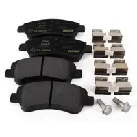 TEXTAR Bremsscheiben + Beläge für CITROEN C2 C3 C4 PEUGEOT 206 207 208 301 307 vorne