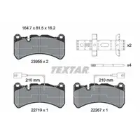 TEXTAR 2395503 Bremsbel&auml;ge + Warnsensor f&uuml;r ALFA ROMEO Giulia 952_ Stelvio 949_ 2.9 vorne