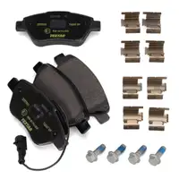 TEXTAR 2397901 Bremsbel&auml;ge + Sensor f&uuml;r FIAT 500 312_ Grande/Punto 199_ vorne