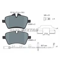 TEXTAR 2398407 Bremsbel&auml;ge + Warnkontaktsensor f&uuml;r MINI R56 Cooper S 163 vorne 34112289146