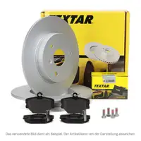 TEXTAR Bremsscheiben + Bel&auml;ge f&uuml;r VW Golf 3 Passat B3 B4 Vento Caddy 2 vorne