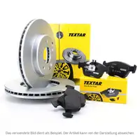 TEXTAR Bremsscheiben + Bel&auml;ge f&uuml;r TOYOTA Avensis _T25_ Corolla Verso vorne