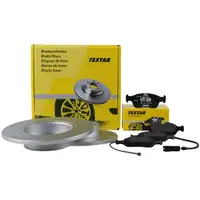 TEXTAR Bremsscheiben + Bel&auml;ge + Wako f&uuml;r BMW 3er E36 316i 318i 318tds Z3 1.8i 1.9i vorne