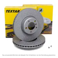 TEXTAR 92317105 Bremsscheiben Satz f&uuml;r MINI F55 F56 F54 mit Performance vorne 34106864133