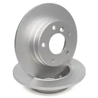 TEXTAR Bremsscheiben + Bel&auml;ge + Wako f&uuml;r BMW 3er E36 316-325i 318ts 325td 325tds hinten