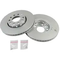 TEXTAR Bremsscheiben + Bel&auml;ge + Wako f&uuml;r AUDI A4 8D B5 ab Fgst.-Nr. 8D-X-200000 vorne
