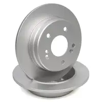 TEXTAR Brake Discs + Pads for Mercedes C-Class W202 Sedan (Rear)