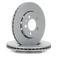 TEXTAR Bremsscheiben + Bel&auml;ge f&uuml;r VW Golf 4 Fox Lupo Polo 5 Vento AUDI A1 8X A3 8L1 vorne