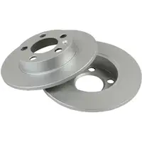 TEXTAR Bremsscheiben + Bel&auml;ge + Wako f&uuml;r VW Polo 9N SEAT Ibiza 3 hinten