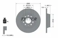 TEXTAR Bremsscheiben + Bel&auml;ge f&uuml;r AUDI Q3 8U VW Passat B6 B7 Tiguan 5N hinten