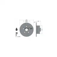 TEXTAR Bremsscheiben + Bremsbel&auml;ge f&uuml;r AUDI A4 8D B5 PR-1KE hinten