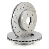 TEXTAR 92165005 Brake Disc Set for MERCEDES W204 S204 with Sport Package (Front) 2044213612