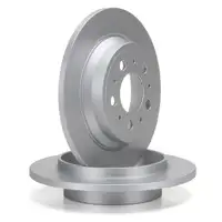 TEXTAR Bremsscheiben + Bremsbel&auml;ge f&uuml;r VOLVO S60 1 S80 1 V70 2 hinten