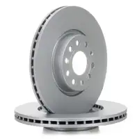 TEXTAR Bremsscheiben + Beläge + Sensor für VW Golf 6 Passat B6 B7 Touran A1 8X A3 8P vorne