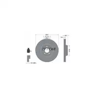 TEXTAR Bremsscheiben + Bel&auml;ge + Wako f&uuml;r AUDI A6 + Avant + Allroad C6 vorne