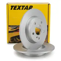 TEXTAR 92241303 Bremsscheiben Satz f&uuml;r MERCEDES W176 W246 C117 hinten 2464230012