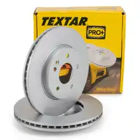TEXTAR 92287705 Bremsscheiben Satz f&uuml;r MERCEDES W202 W203 W210 R170 R171 vorne 2104212412