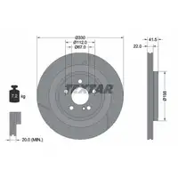 TEXTAR 92290605 Bremsscheiben Satz f&uuml;r MERCEDES W176 C117 X117 45AMG hinten 1724230112