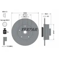 TEXTAR 92291003 Bremsscheiben + Radlager Satz f&uuml;r RENAULT Megane 4 Grandtour hinten