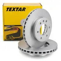 TEXTAR 92301203 Brake Disc Set for Mercedes Sprinter 906-910 and VW Crafter 2E 2F (Front)