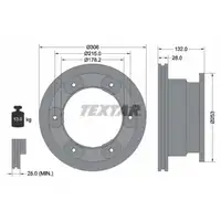 TEXTAR 93177703 Bremsscheiben Satz f&uuml;r IVECO Daily 4 6 3500kg hinten