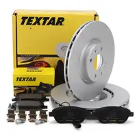 TEXTAR Bremsscheiben + Bremsbel&auml;ge + Sensor f&uuml;r FIAT Bravo 2 Idea Linea Stilo vorne