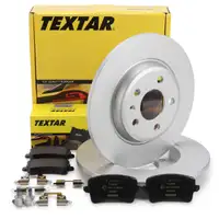TEXTAR Bremsscheiben + Bremsbel&auml;ge f&uuml;r AUDI A4 B8 A5 8T 8F Q5 8RB PR-1KW/2EH hinten