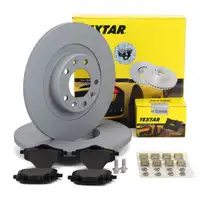 TEXTAR Bremsscheiben + Bel&auml;ge f&uuml;r CITROEN FIAT OPEL Astra L Grandland 10 PEUGEOT hinten
