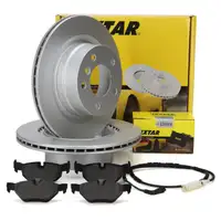 TEXTAR Bremsscheiben + Bel&auml;ge + Sensor f&uuml;r BMW E82 118-128i 118d 120d bis 02.2010 hinten