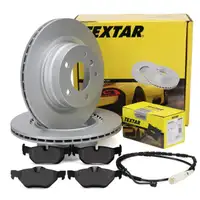 TEXTAR Brake Discs + Pads + Wako for BMW 1 Series E81, E87, 3 Series E90-93 (from March 2010) &ndash; Rear