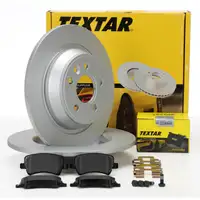 TEXTAR Bremsscheiben + Bremsbel&auml;ge f&uuml;r FORD Galaxy S-Max WA6 hinten