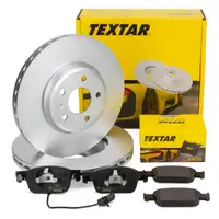 TEXTAR Bremsscheiben + Bel&auml;ge + Wako f&uuml;r AUDI A4 B9 PR-1LA/1LB vorne