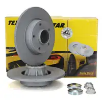 TEXTAR 92153703 Bremsscheiben + Radlager Satz f&uuml;r NISSAN Primastar Vivaro A 2 hinten