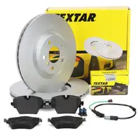 TEXTAR Bremsscheiben + Bel&auml;ge + Sensor f&uuml;r BMW F40 F44/45/46 X1 F48 ohne M-Technik vorne