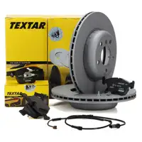 TEXTAR Bremsscheiben + Bel&auml;ge + Wako f&uuml;r BMW 5er F10 F11 520/523i 518/520d vorne