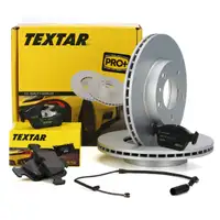 TEXTAR Bremsscheiben + Bel&auml;ge + Wako f&uuml;r BMW 3er E46 316-323i 318d 320d Z4 E85 vorne