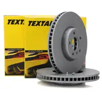 TEXTAR Brake Disc Set for BMW 5 Series F10, F11, F07; 6 Series F12, F13, F06; 7 Series F01&ndash;04 (Front)