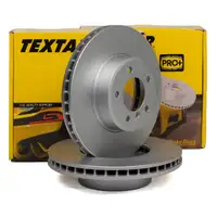 TEXTAR 92122605 Bremsscheiben Satz f&uuml;r BMW E60 E61 520-530i 520-530d E63 E64 630i vorne