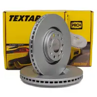 TEXTAR 92106705 Bremsscheiben Satz f&uuml;r AUDI S4 B5 A4 B7 A6 C5 SEAT Exeo vorne