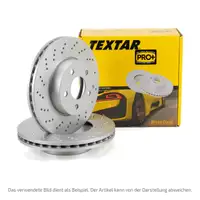 TEXTAR 92290605 Bremsscheiben Satz f&uuml;r MERCEDES W176 C117 X117 45AMG hinten 1724230112