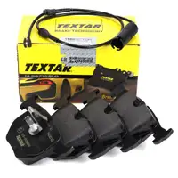 TEXTAR 2148701 Bremsbel&auml;ge + Warnsensor f&uuml;r BMW 7er E38 728-750i 725tds 730d 740d hinten
