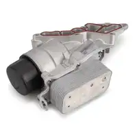 TRUCKTEC Ölfiltergehäuse Ölkühler für MERCEDES W203 S203 W204 W212 W639 X164 M272 M273