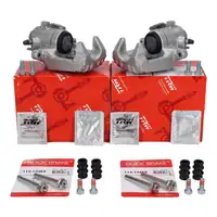 2x TRW Bremssattel &Oslash; 34mm + F&uuml;hrungsh&uuml;lsen f&uuml;r VW Polo 9N AUDI SEAT Cordoba Ibiza 3 hinten